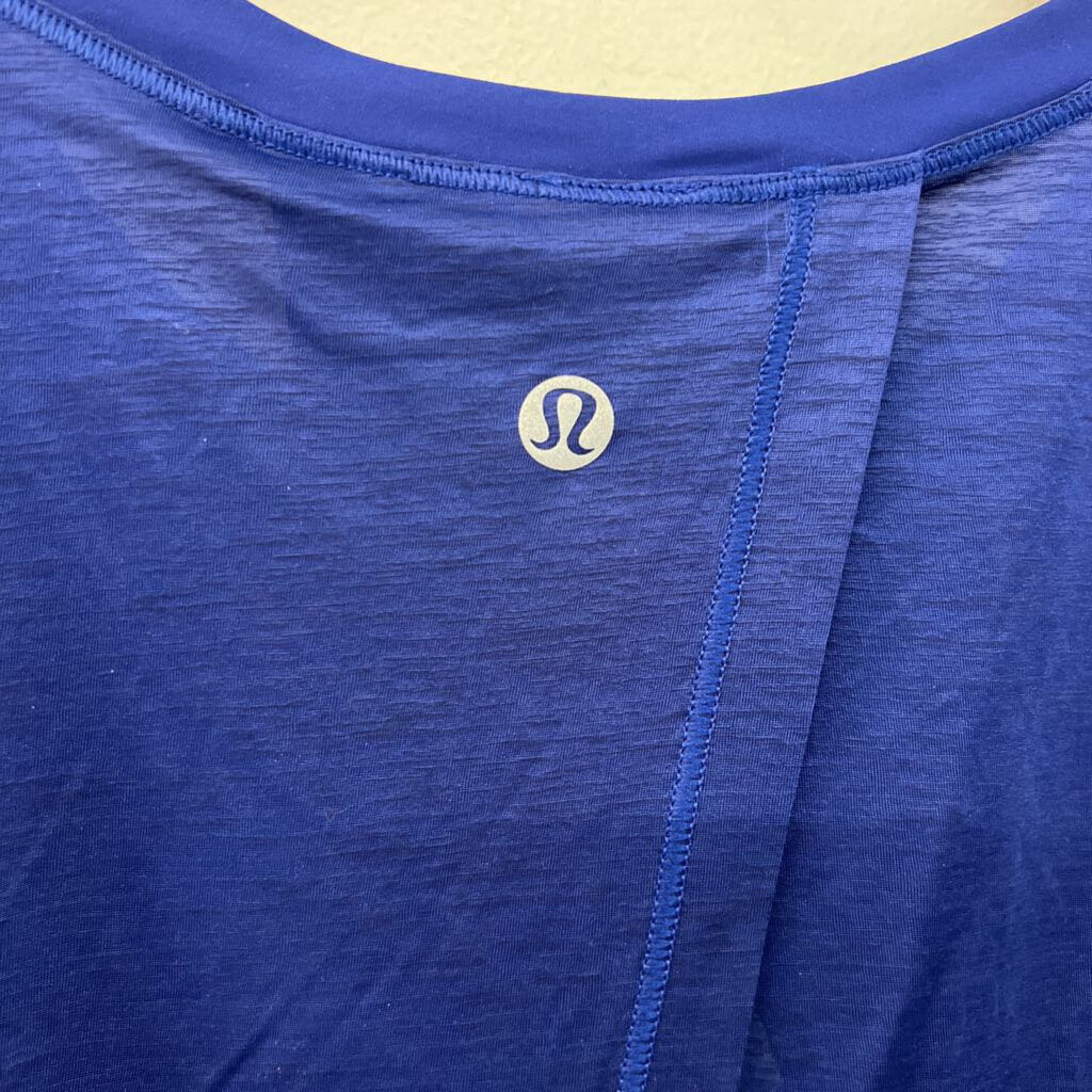 Lululemon Royal Blue Split Back Tank Top 8