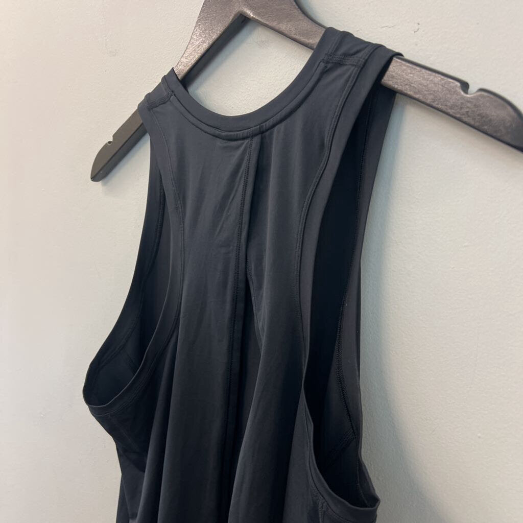 Lululemon Black Split Back Tank Top Medium