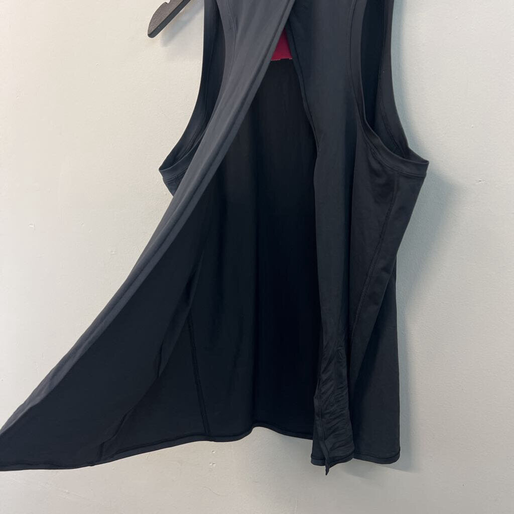 Lululemon Black Split Back Tank Top Medium