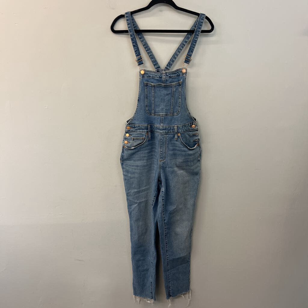 Light Wash Denim Overalls 6