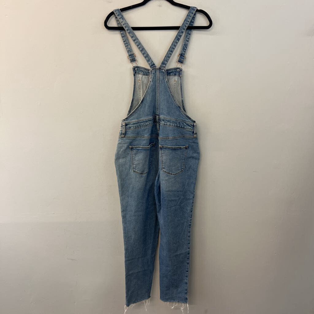 Light Wash Denim Overalls 6