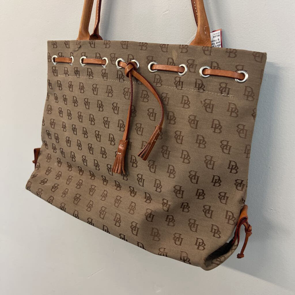 Dooney and Bourke Canvas Logo Purse