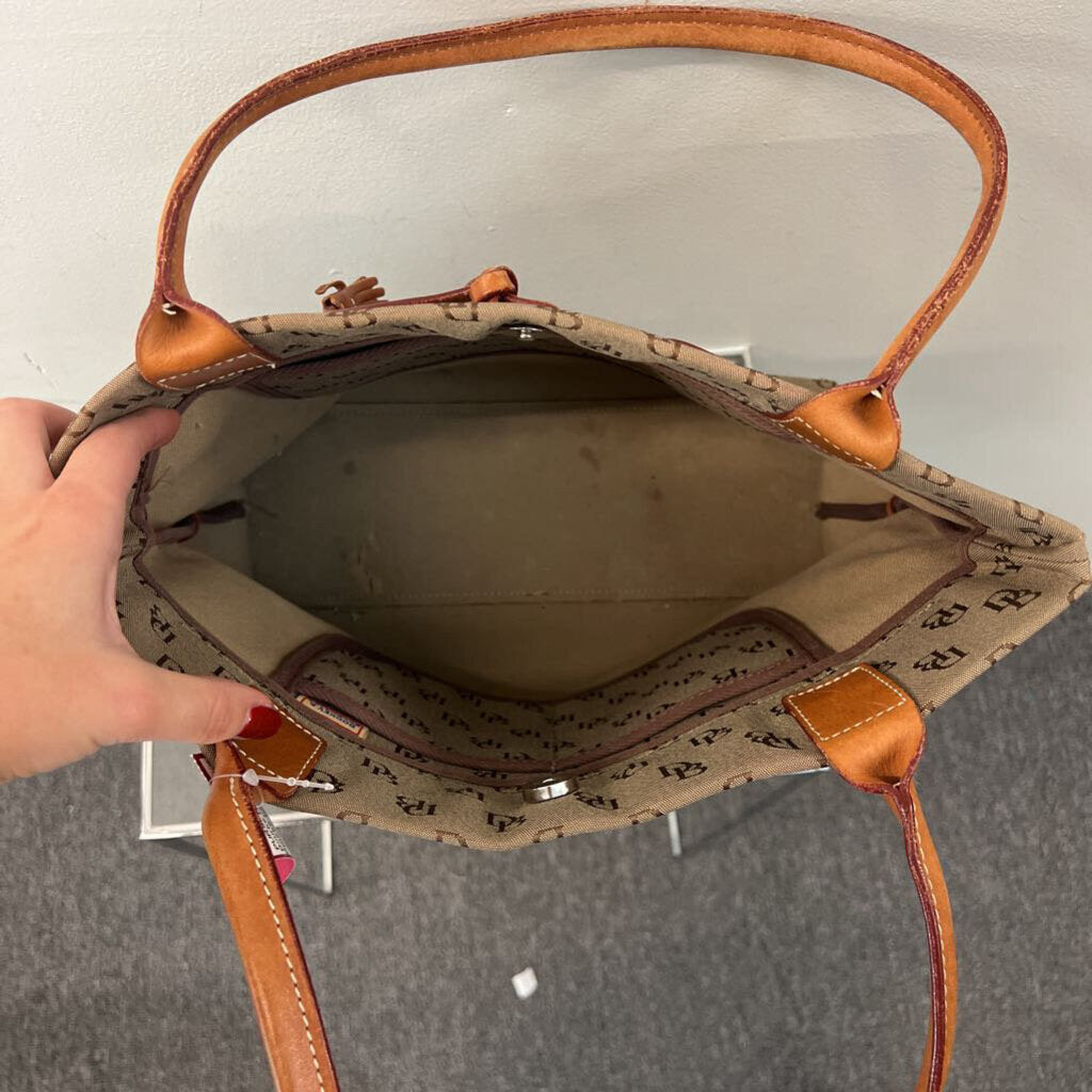 Dooney and Bourke Canvas Logo Purse