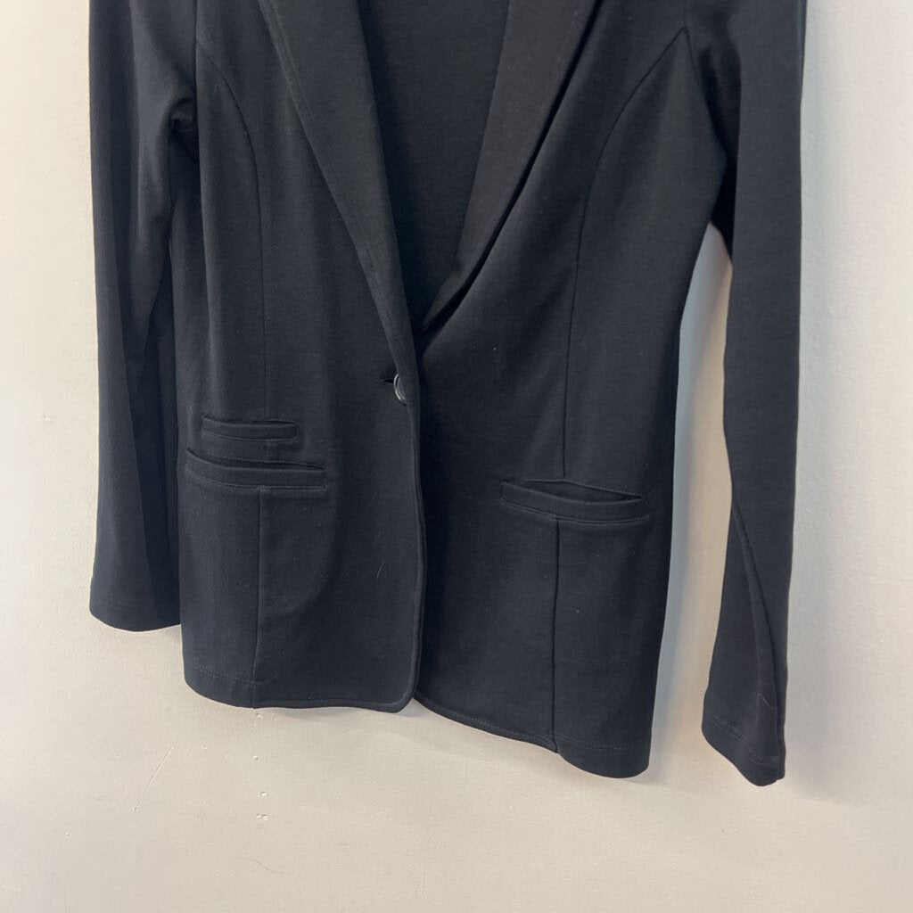 Caslon Black 100% Cotton Blazer Jacket Small