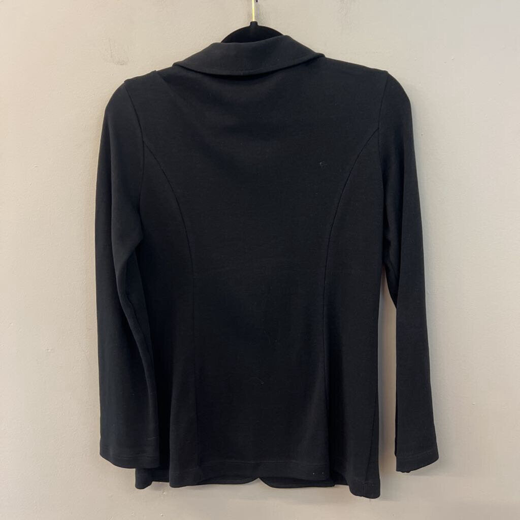 Caslon Black 100% Cotton Blazer Jacket Small