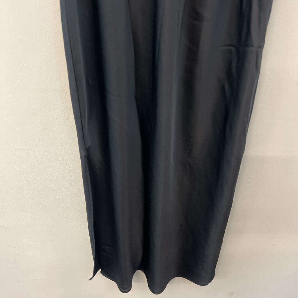 A New Day Black Silky Maxi Dress Medium
