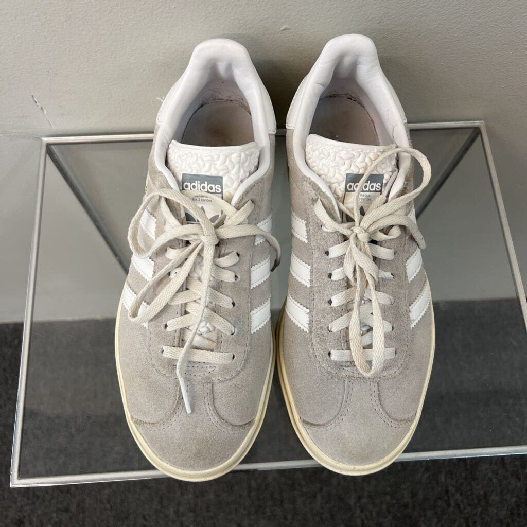 Adidas Grey Suede Gazelle Bold Sneakers 6.5