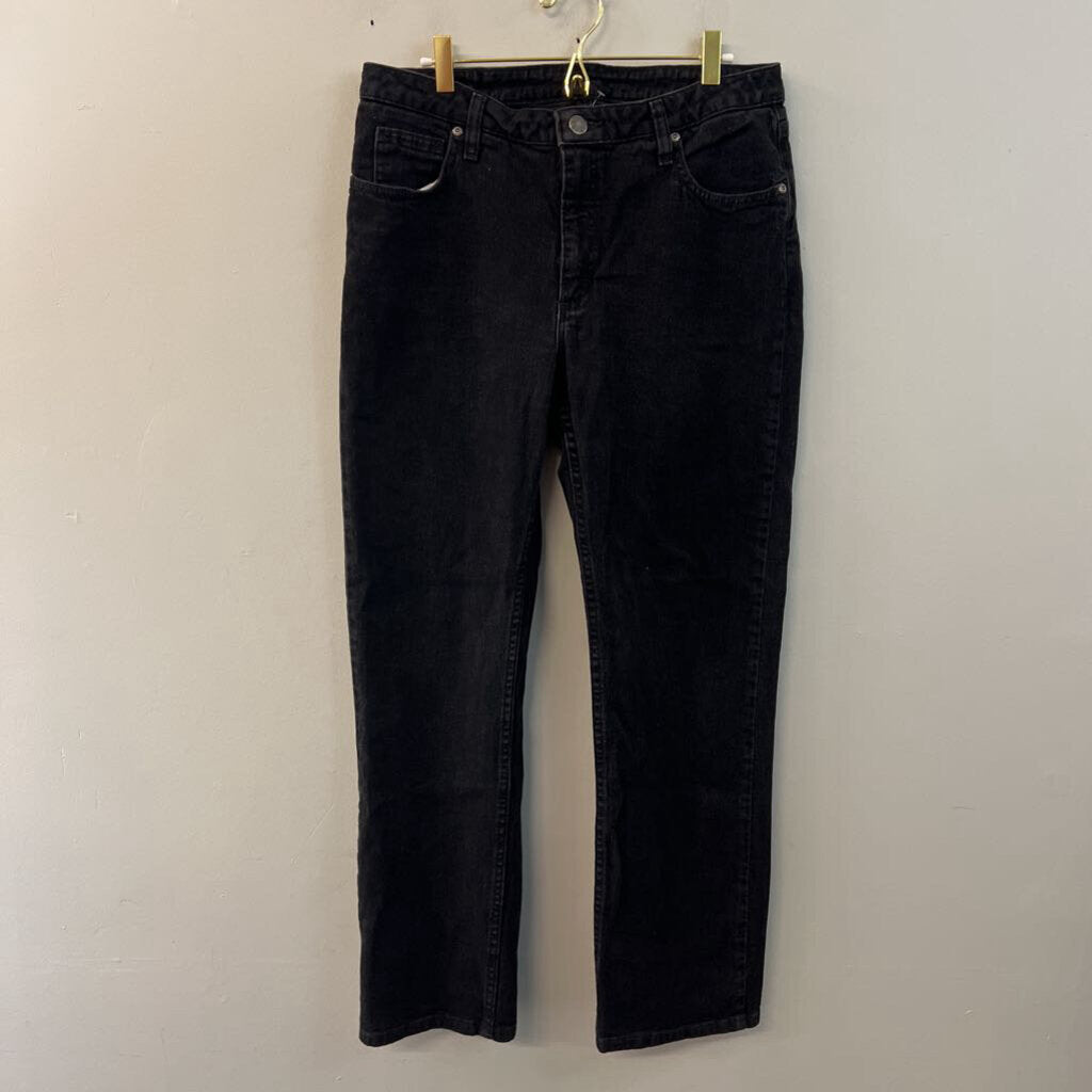 Riders by Lee Black Denim Relaxed Fit Jeans 14