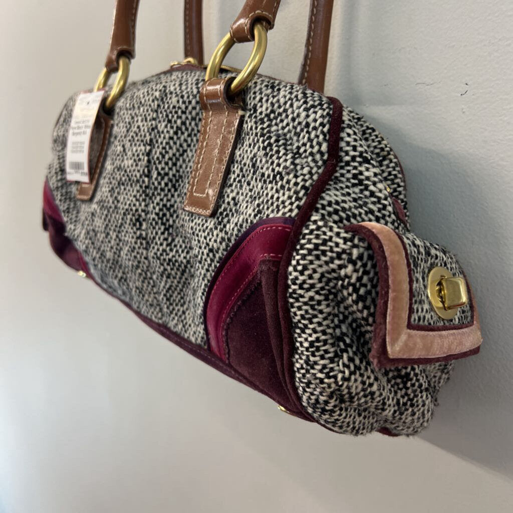 Vintage Coach Soho Tweed Satchel Purse