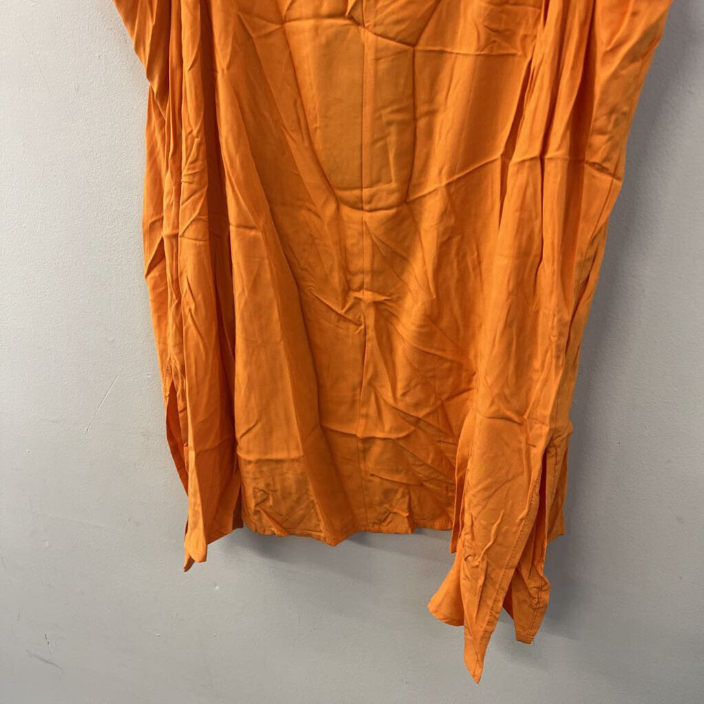 Mat Orange Tank Top Large