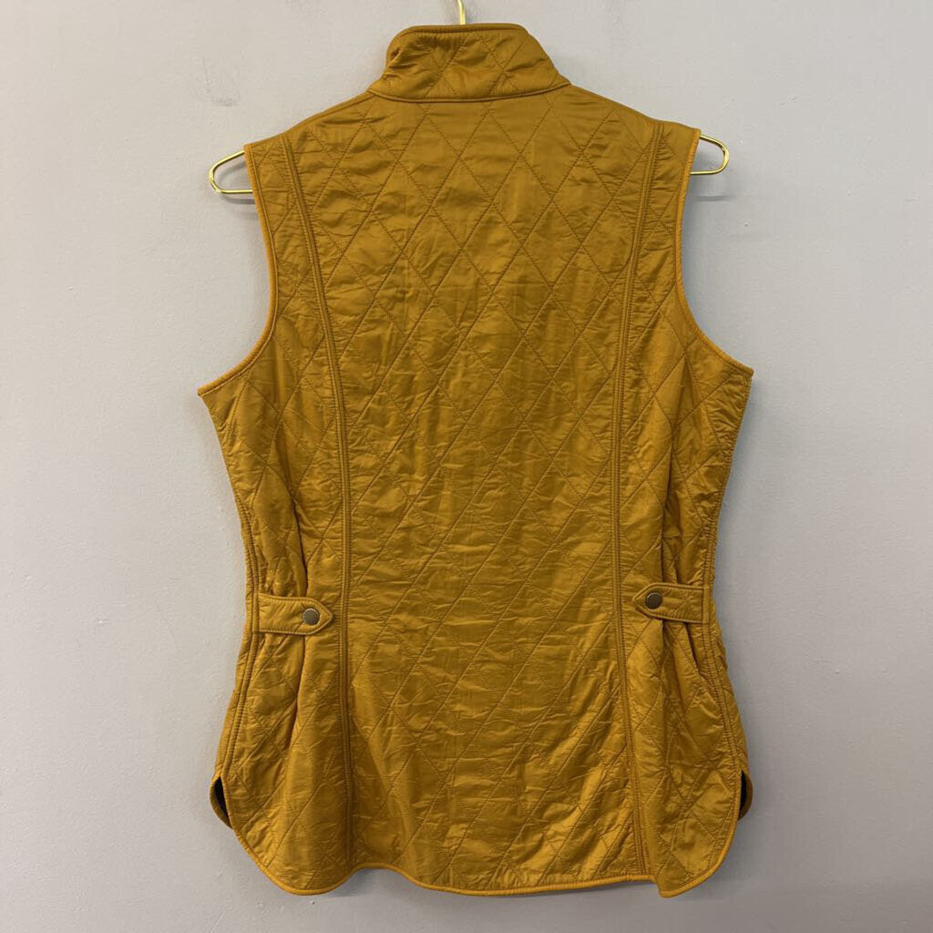 Barbour Golden Yellow Quilted Wray Gilet Vest 8