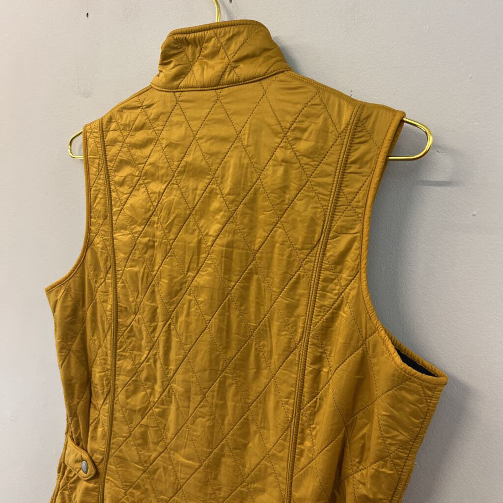 Barbour Golden Yellow Quilted Wray Gilet Vest 8