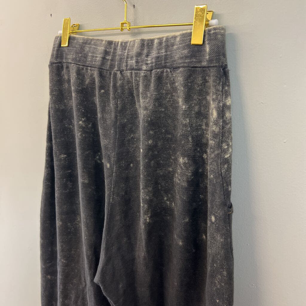 Aratta Silent Journey Grey/ White Pull On Wide Leg Pants Extra Small