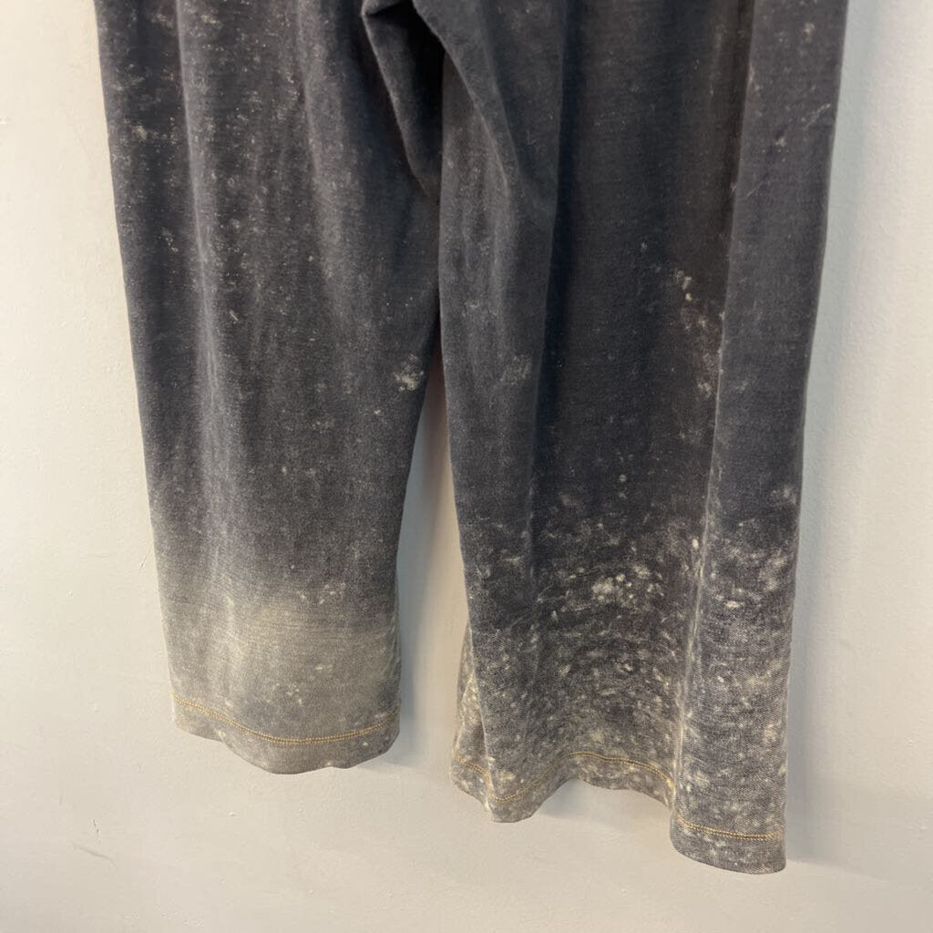 Aratta Silent Journey Grey/ White Pull On Wide Leg Pants Extra Small
