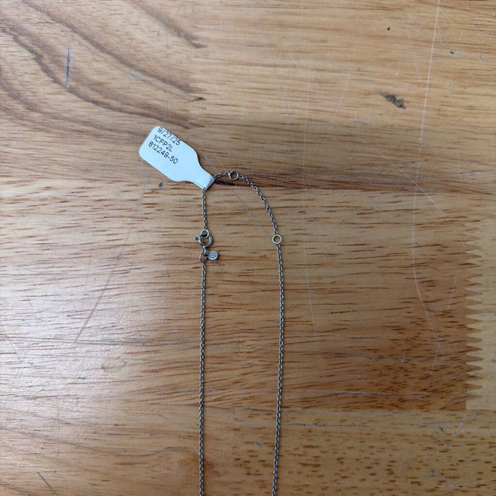 Silver Deer Pendant Necklace