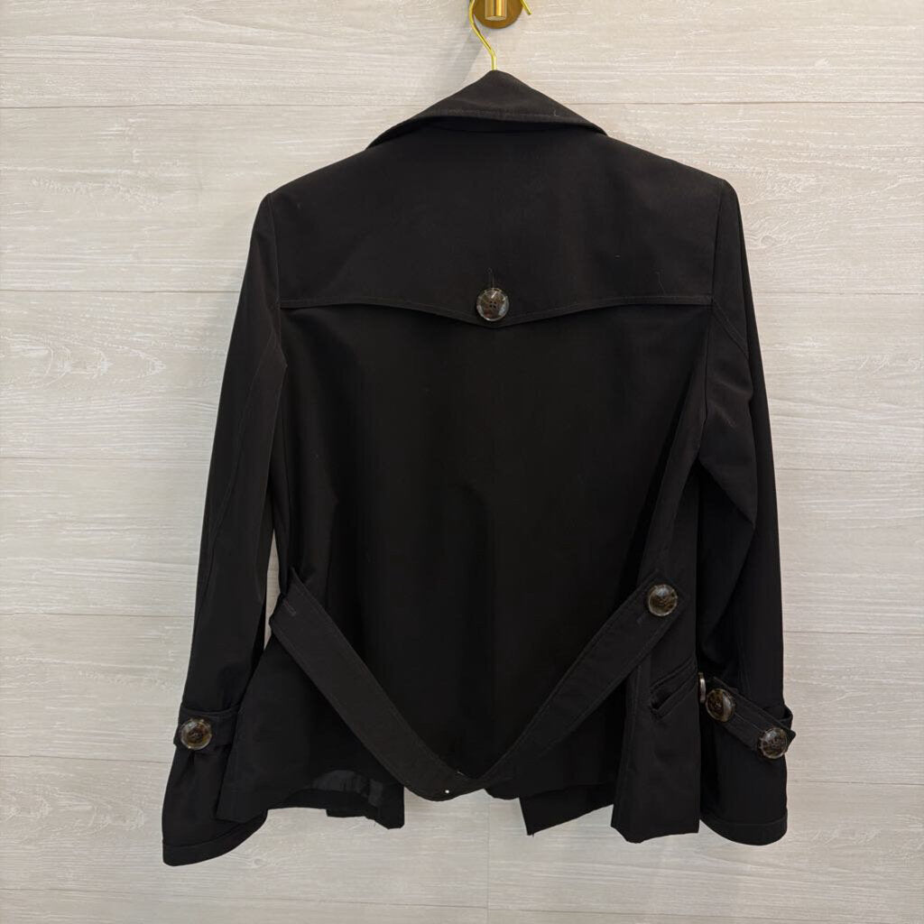 Braetan Black Double Breasted Jacket Medium