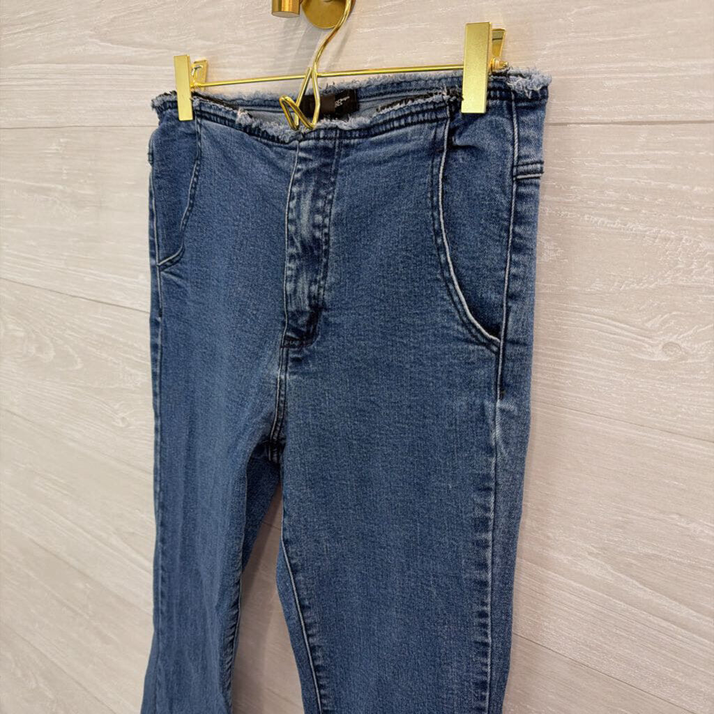 Black Label Medium Wash Flare Leg Jeans 27