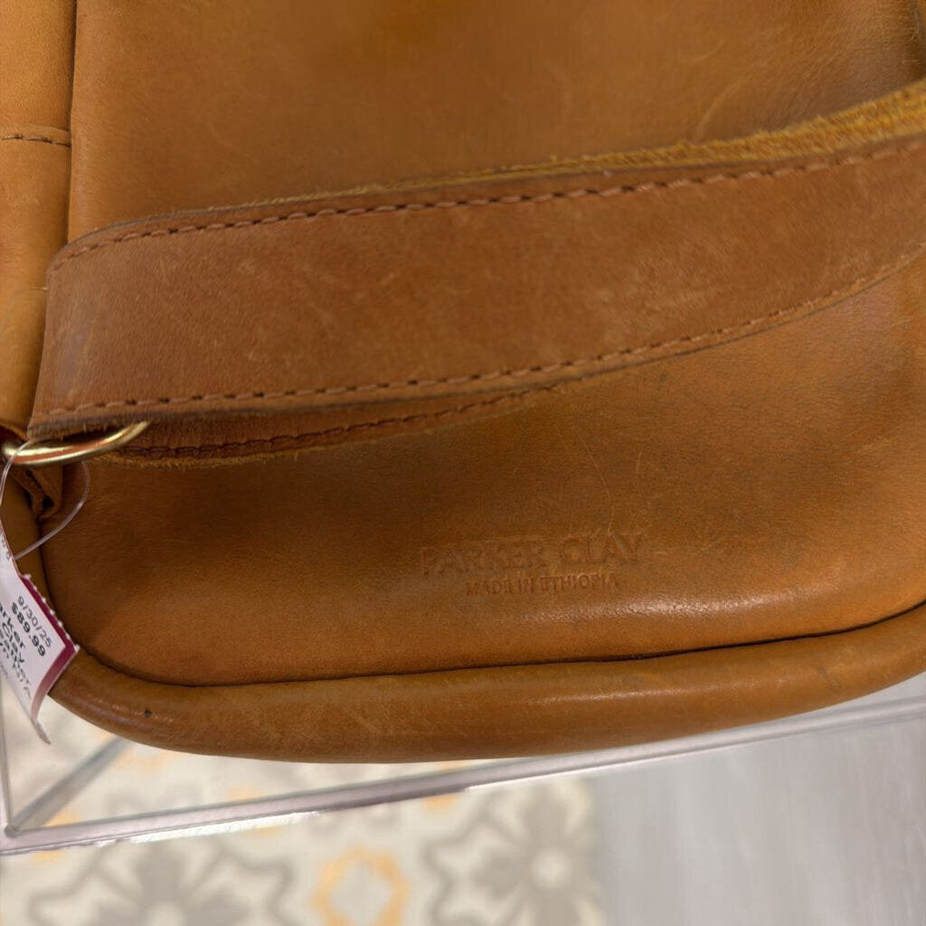 Parker Clay Brown Bale Leather Sling Bag