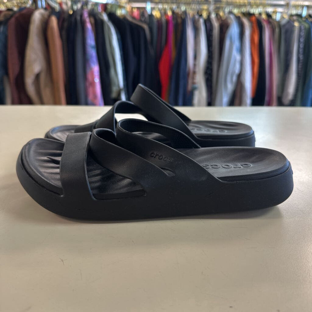 Crocs Black Getaway Sandals 7