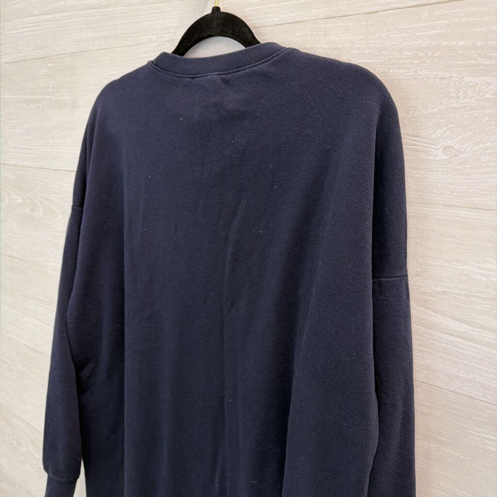 Navy New York Long Sleeve Pullover 12