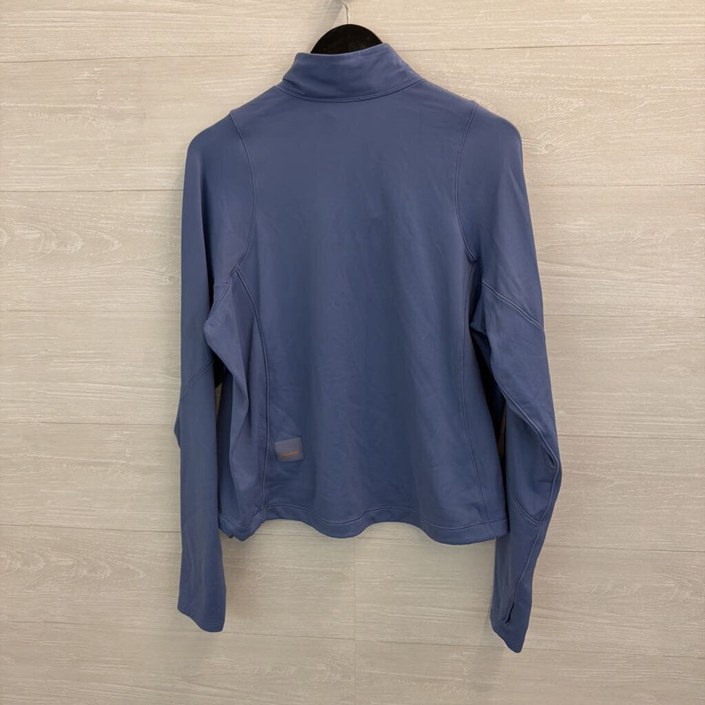 Lululemon Blue Quarter Zip Long Sleeve Pullover 12