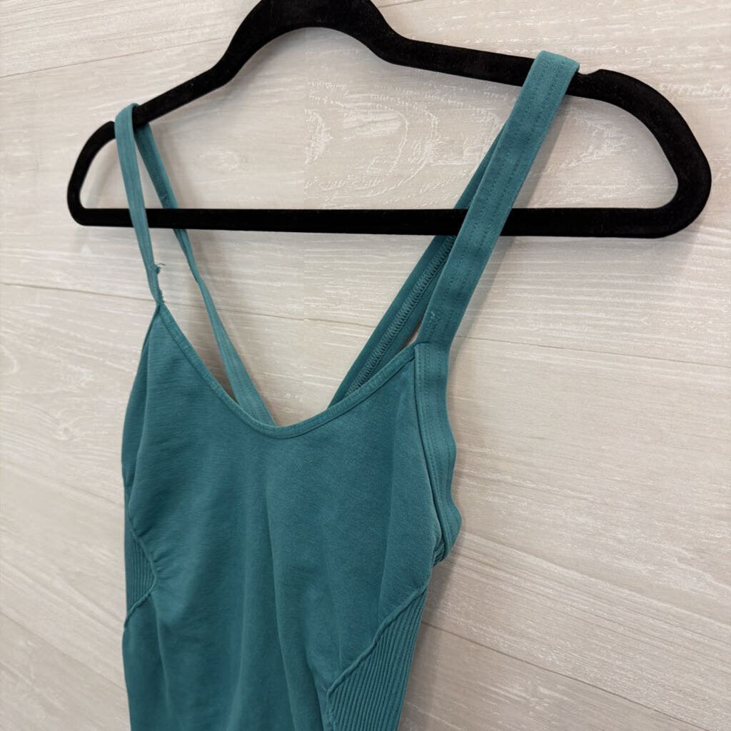 FP Movement Teal Blue Tank Bodysuit Medium