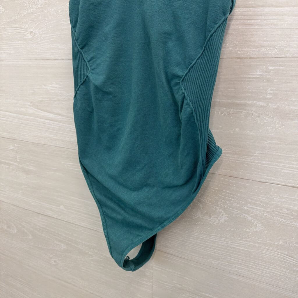 FP Movement Teal Blue Tank Bodysuit Medium