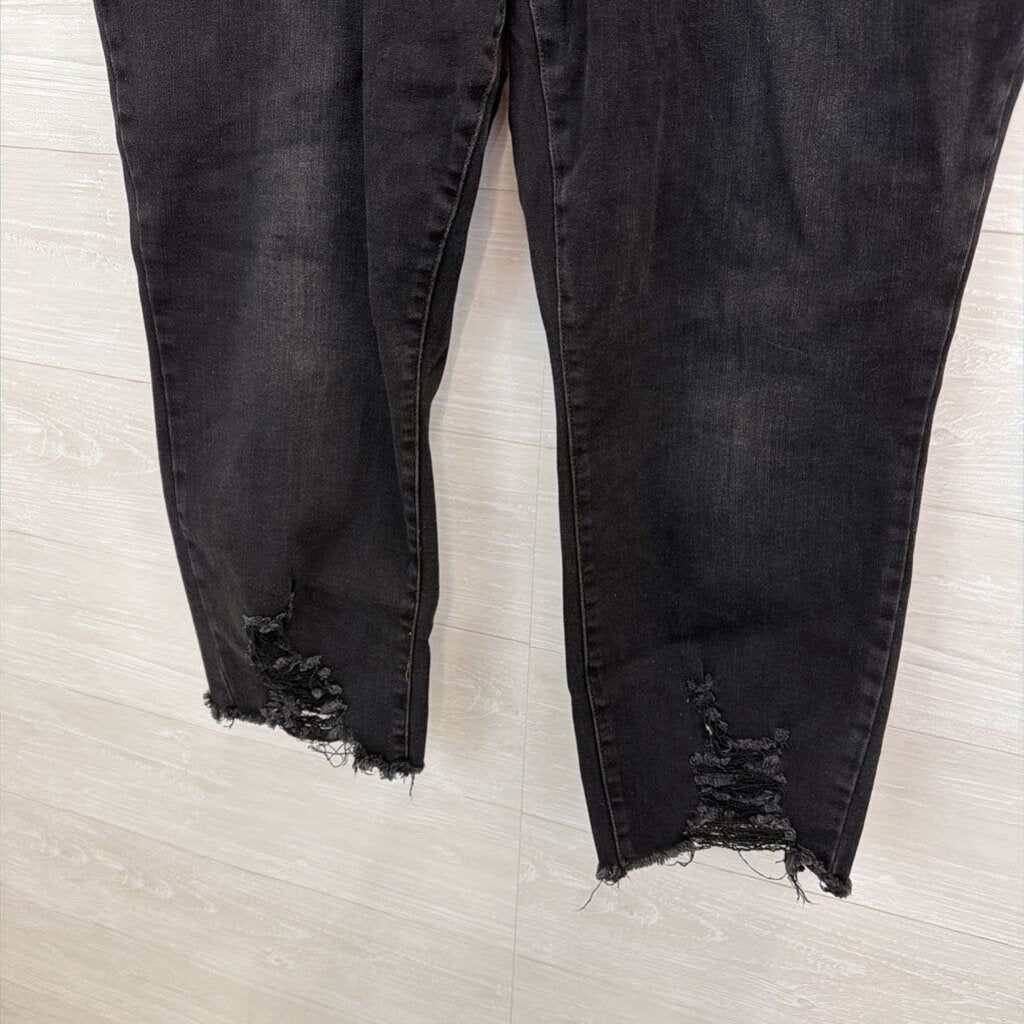 Judy Blue Dark Wash Cropped Straight Jeans 24 Womens