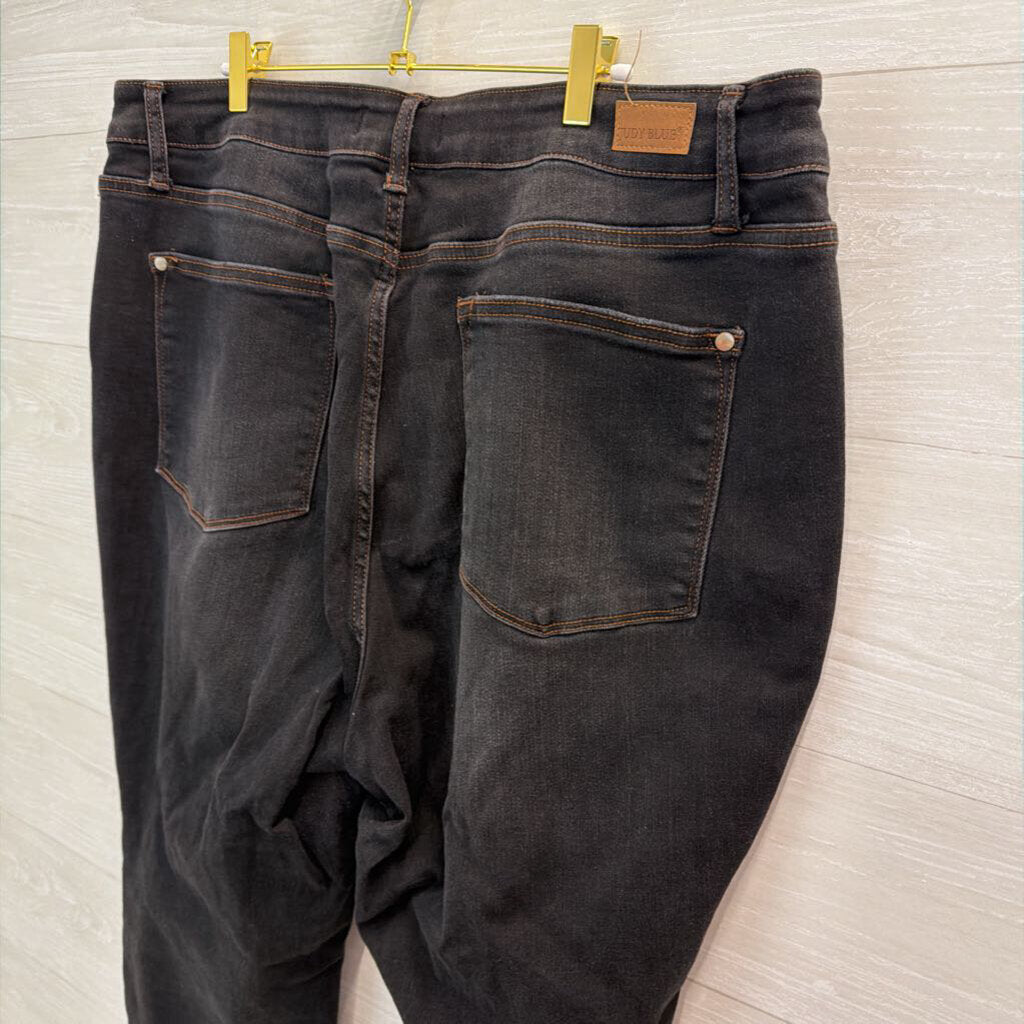 Judy Blue Dark Wash Cropped Straight Jeans 24 Womens