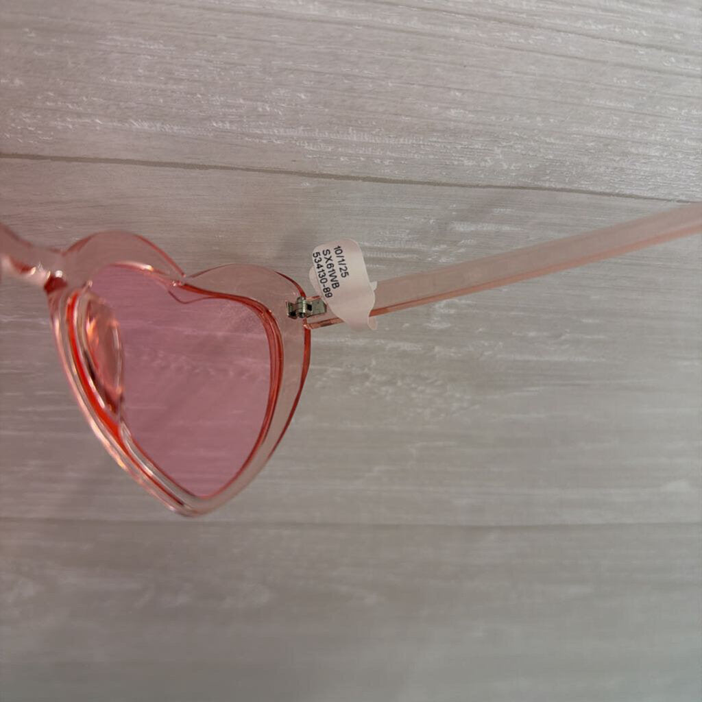 Pink Heart Sunglasses
