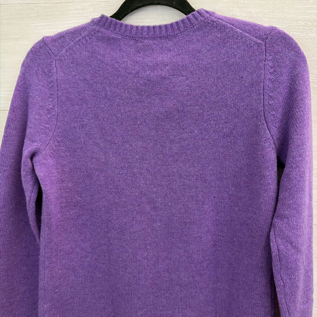 Vineyard Vines Purple Knit Cardigan Sweater Extra Small