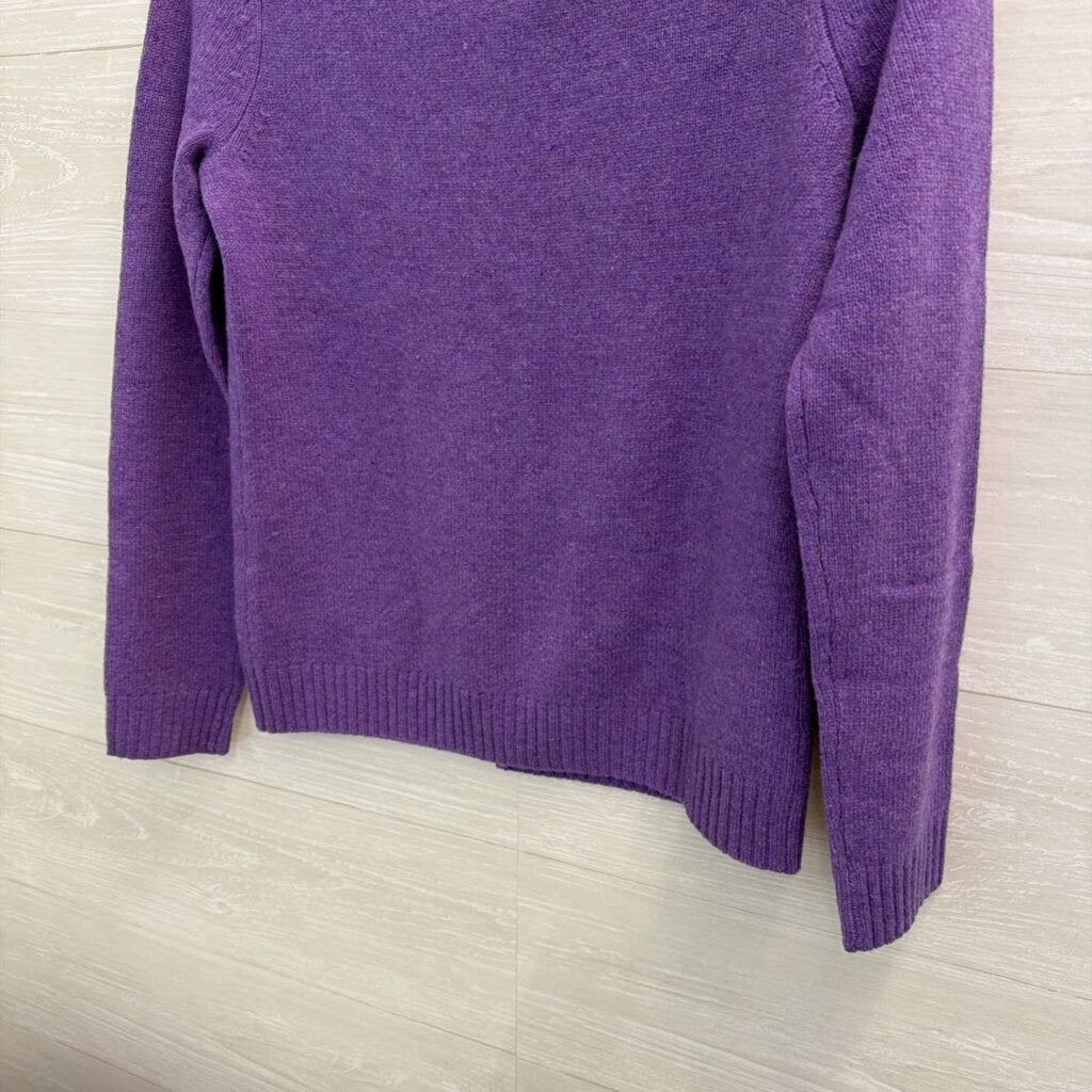 Vineyard Vines Purple Knit Cardigan Sweater Extra Small