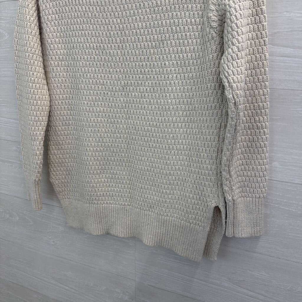 Gap Grey Cable Knit Long Sleeve Sweater Top Small