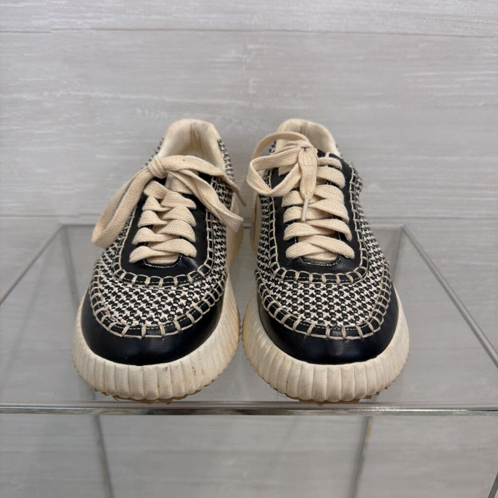 Shu Shop Black/ Cream Selina Sneakers 7.5