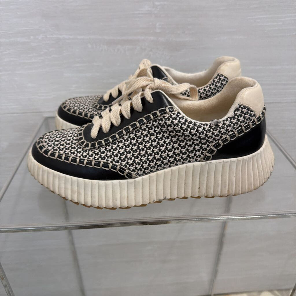 Shu Shop Black/ Cream Selina Sneakers 7.5