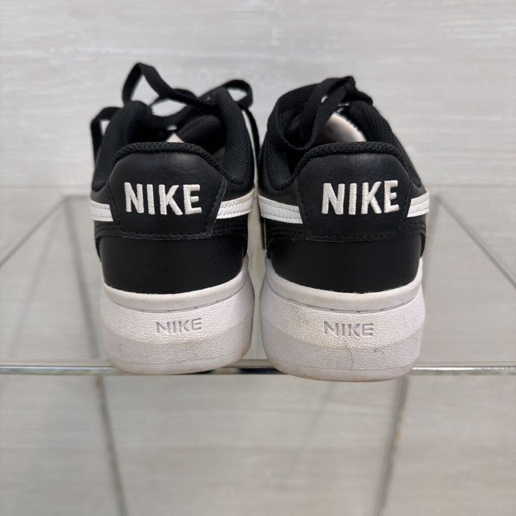 Nike Black/ White Court Vision Alta Sneakers 8.5