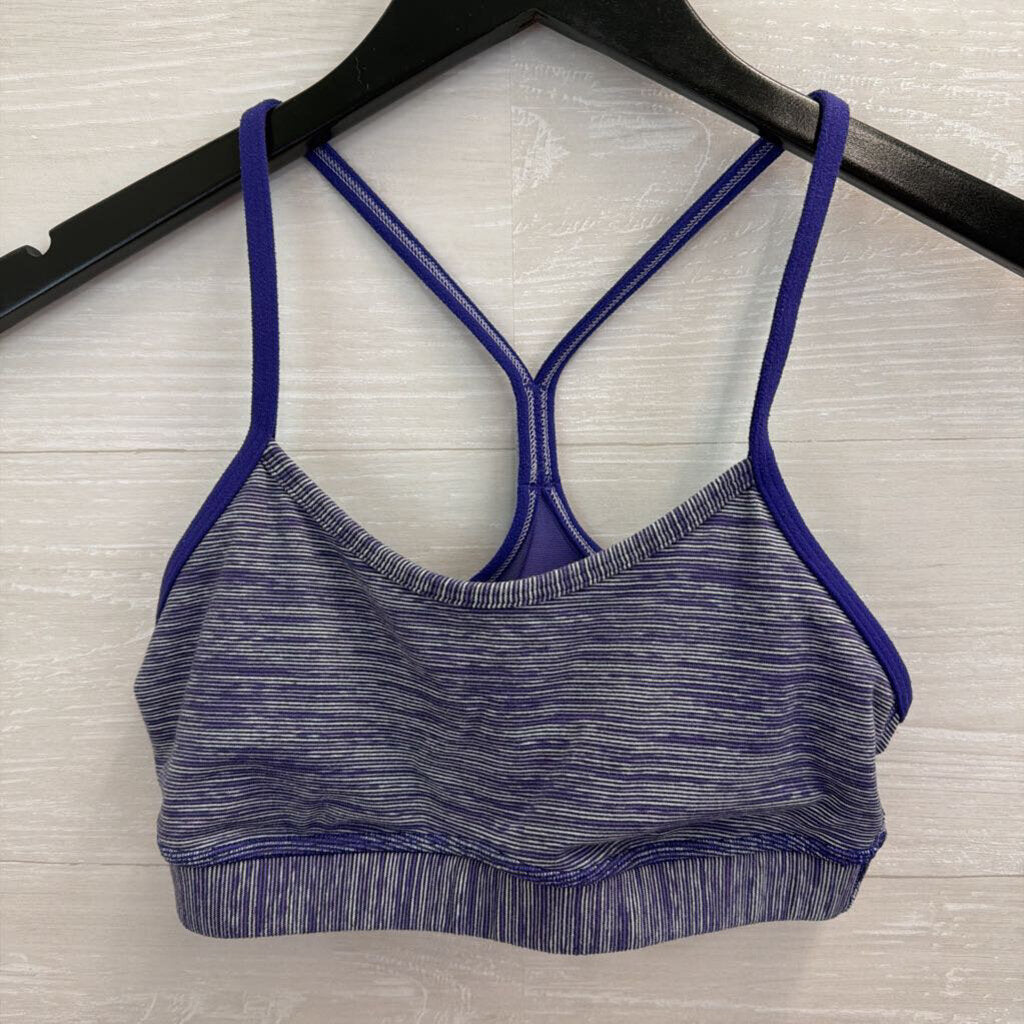 Lululemon Purple Striped Sports Bra 4