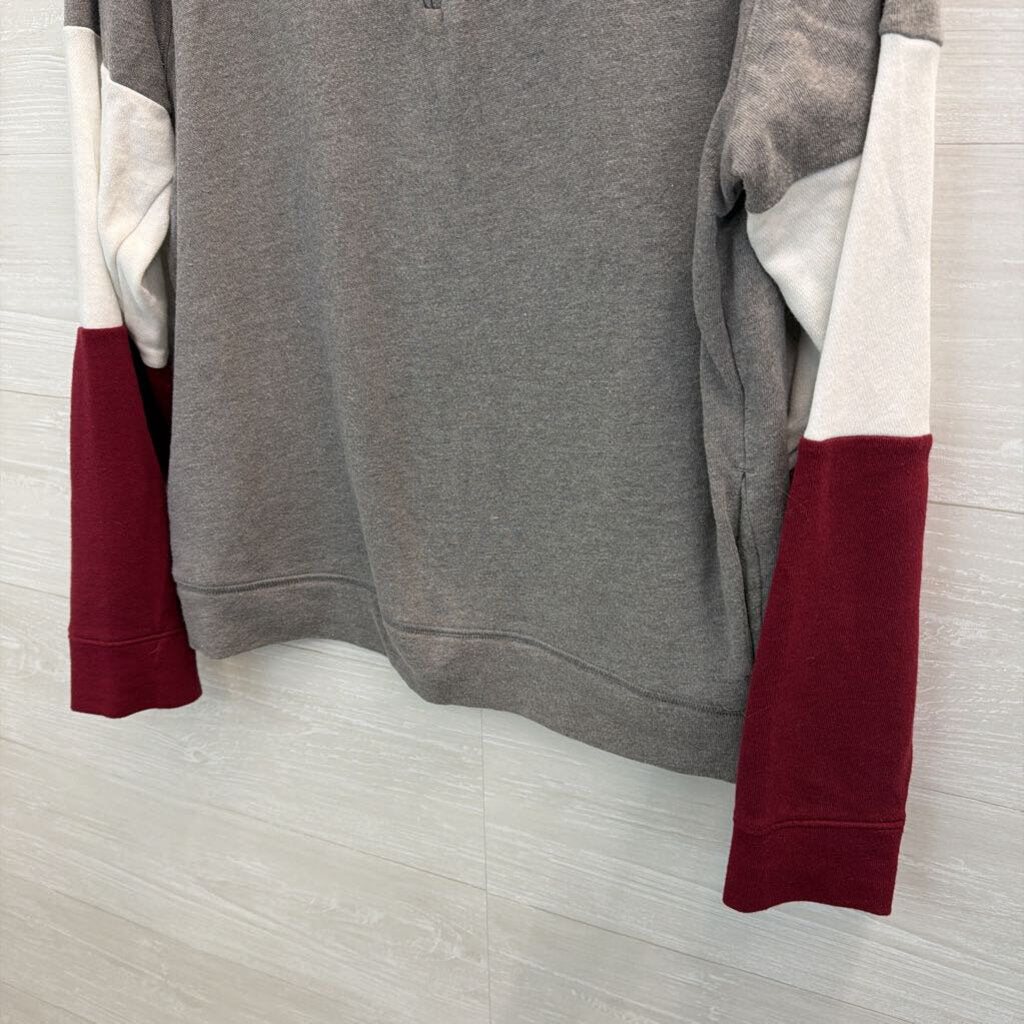 Pink Grey/ Multi Sequin Virginia Tech Pullover Small