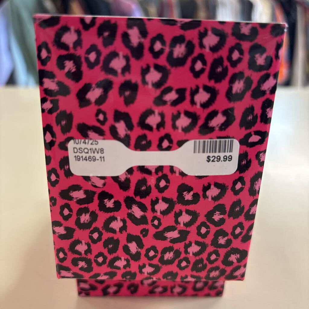 Betsey Johnson Polka Dot Band Gold Face Watch