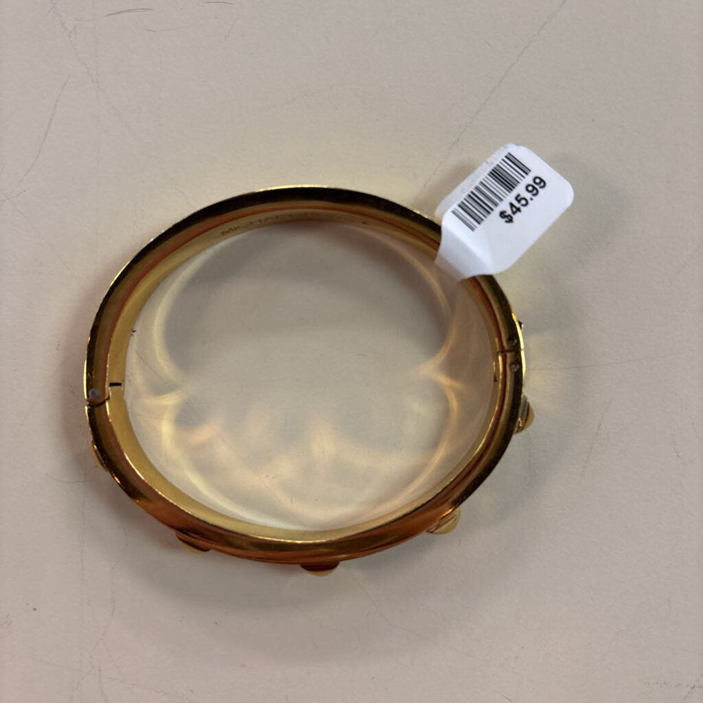 Michael Kors Gold/ Rhinestone Studded Bracelet