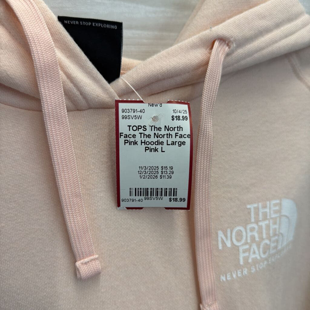 The North Face Pink Hoodie Large
