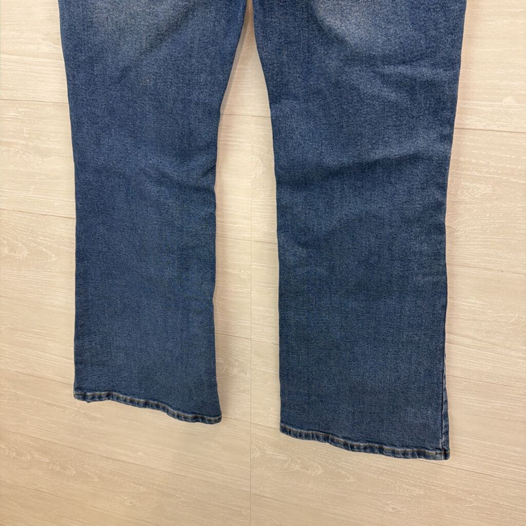 Michael Kors Medium Wash Flare Leg Jeans 8