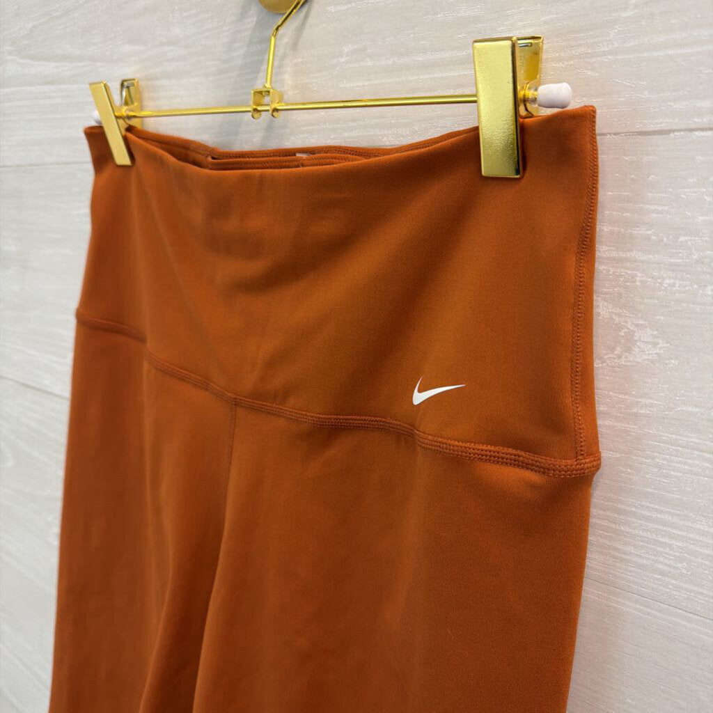Nike Burnt Orange Biker Shorts Medium