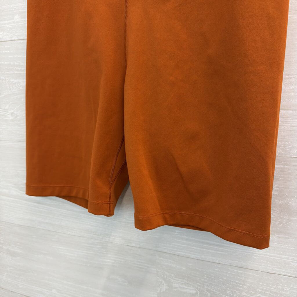 Nike Burnt Orange Biker Shorts Medium