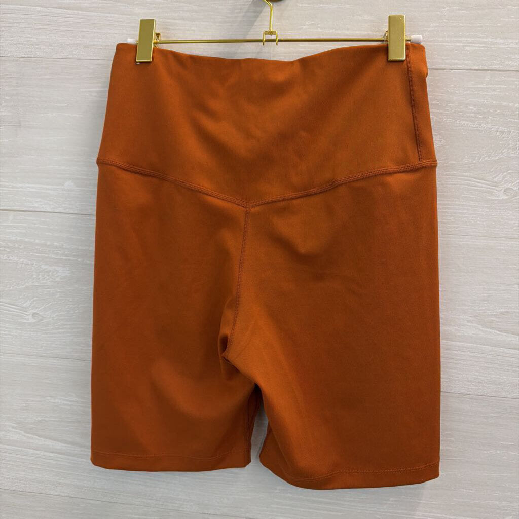 Nike Burnt Orange Biker Shorts Medium