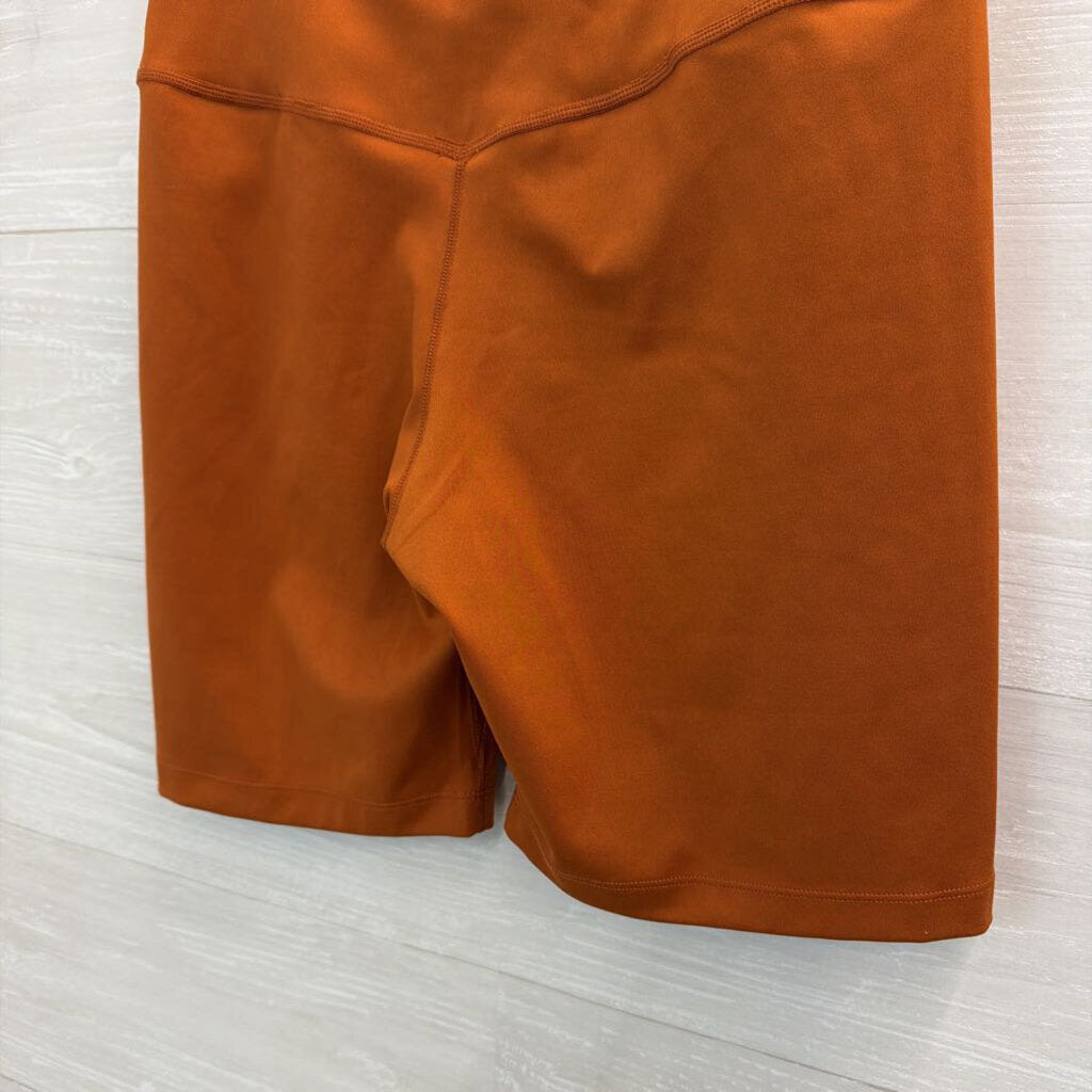 Nike Burnt Orange Biker Shorts Medium