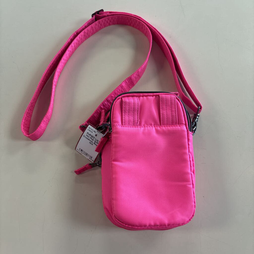 Lug Hot Pink Quilted Crossbody Bag