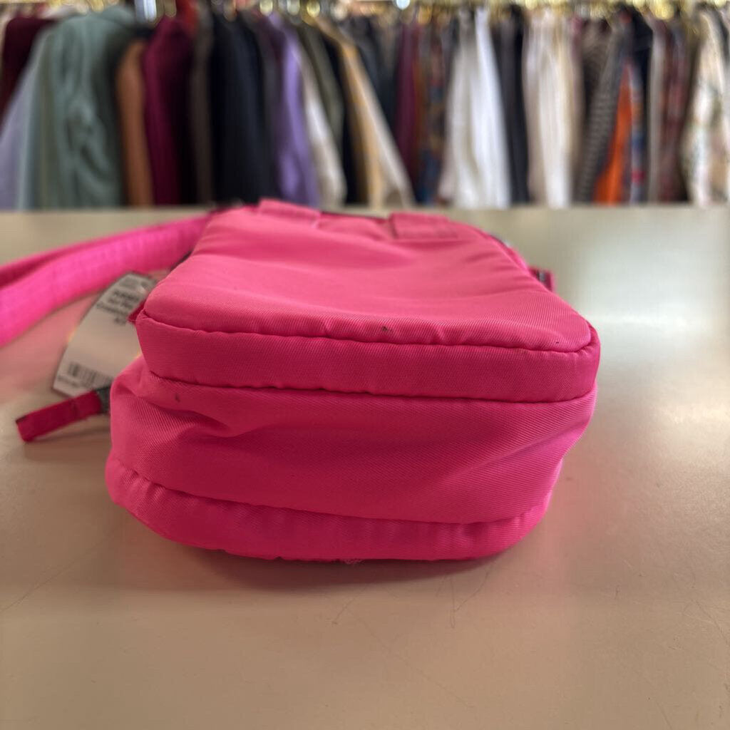 Lug Hot Pink Quilted Crossbody Bag
