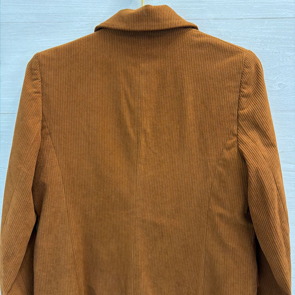 Rachel Zoe Brown Corduroy Blazer Jacket Extra Small