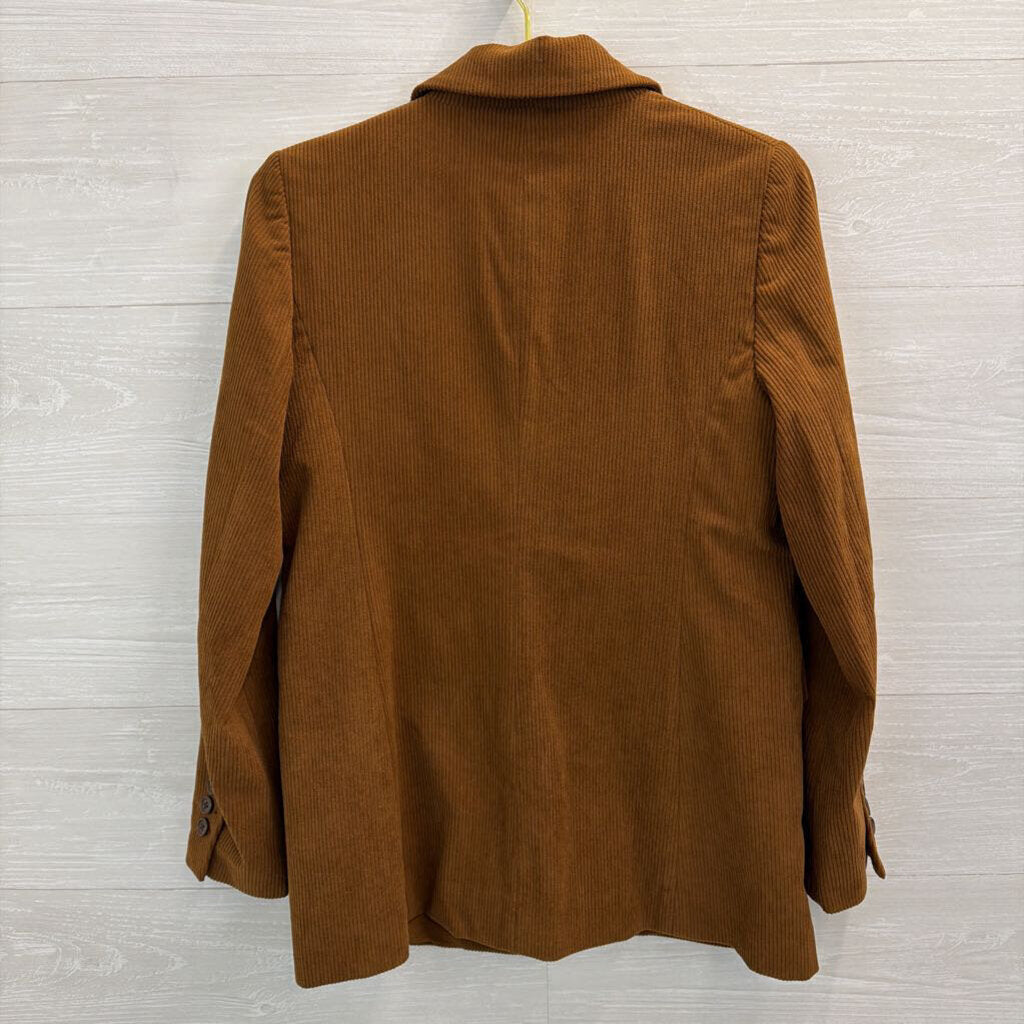 Rachel Zoe Brown Corduroy Blazer Jacket Extra Small